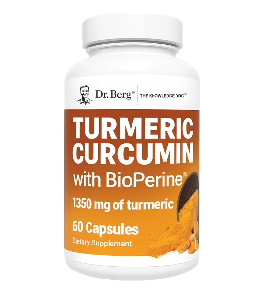 Dr. Berg's Turmeric Curcumin with Bioperine Capsules in Pakistan