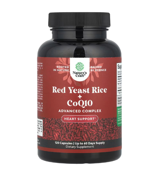 Nature's Craft, Red Yeast Rice + CoQ10, 120 Capsules in Pakistan