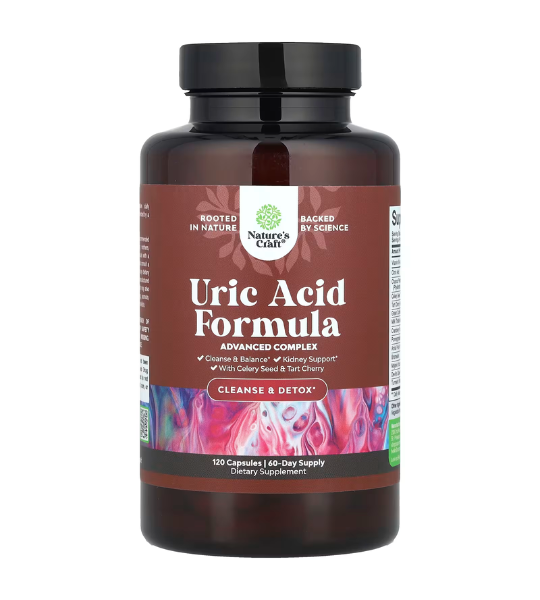 Nature's Craft, Uric Acid Formula, 120 Capsules in Pakistan