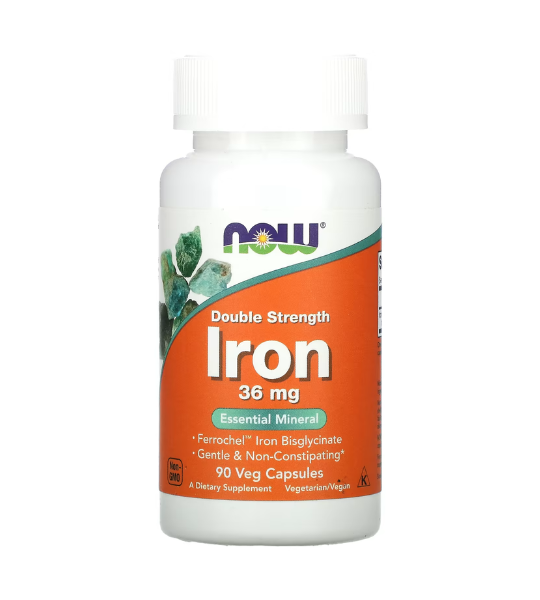 NOW Foods Iron 36 mg Capsules in Pakistan
