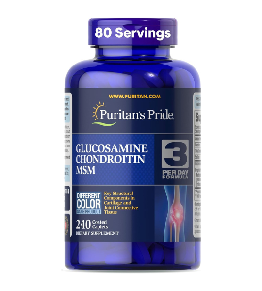 Puritan's Pride Double Strength Glucosamine, Chondroitin & MSM Capsules in Pakistan